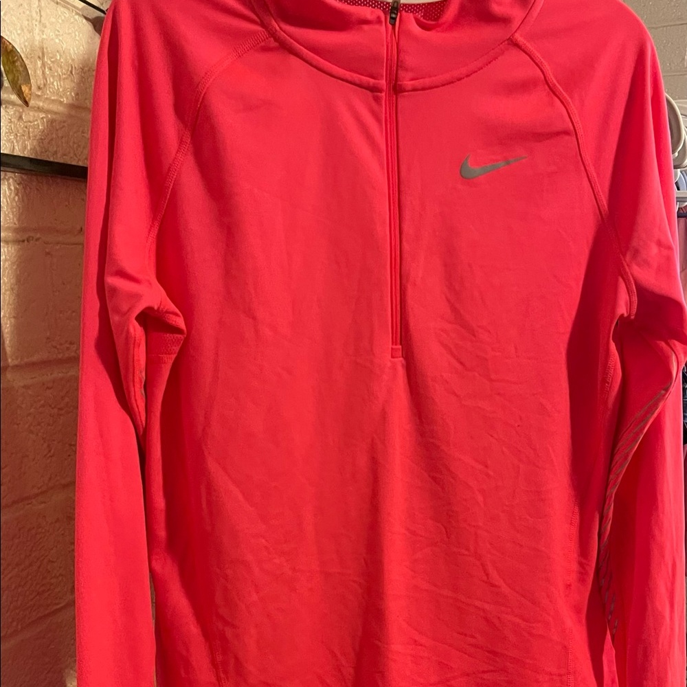 Pink Nike running top